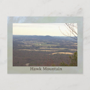Vue de la carte postale de Hawk Mountain
