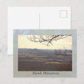 Vue de la carte postale de Hawk Mountain (Devant / Derrière)