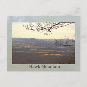 Vue de la carte postale de Hawk Mountain