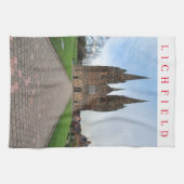 Vue de la cathédrale de Lichfield Torchon (Horizontal)