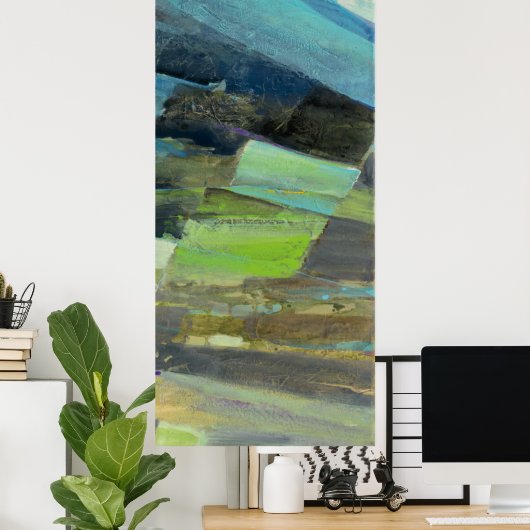 Vue de la Côte II | Impression Abstraite 2 (Bureau à domicile)