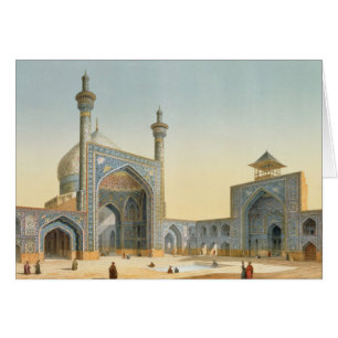 Vue de la cour de Mesdjid-je-Shah, Isfah