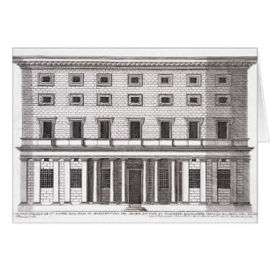Vue de la façade de l'alla Valle de Palazzo