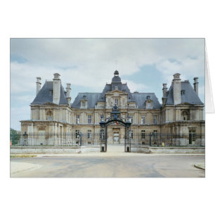 Vue de la façade occidentale de Chateau de Maisons