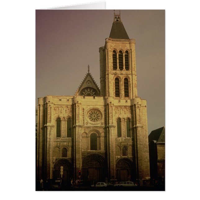 Vue de la façade ouest, commencé c.1135 (Devant)