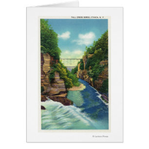 Vue de la gorge de Fall Creek