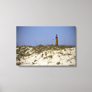 Vue de la plage du phare de Ponce Inlet sur toile