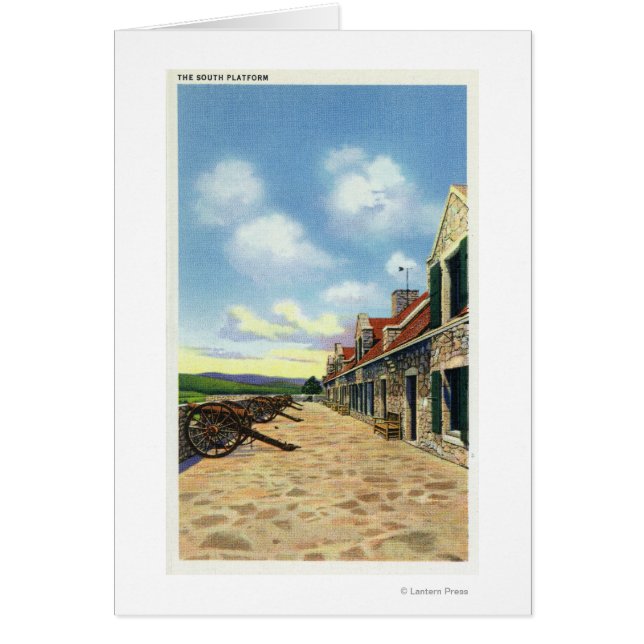 Vue de la plateforme Sud (Devant)