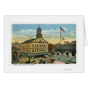 Vue de la salle de Faneuil, berceau de la liberté