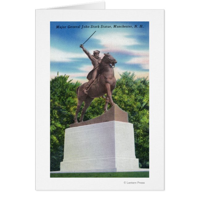 Vue de la statue du général John Stark (Devant)