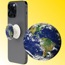 Vue de la Terre depuis l'espace PopSocket