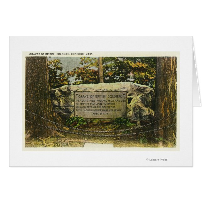 Vue de la tombe des soldats britanniques (Devant horizontal)