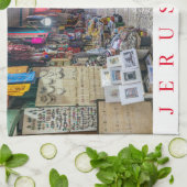 Vue de la vieille ville de Jérusalem Torchon (Plié)