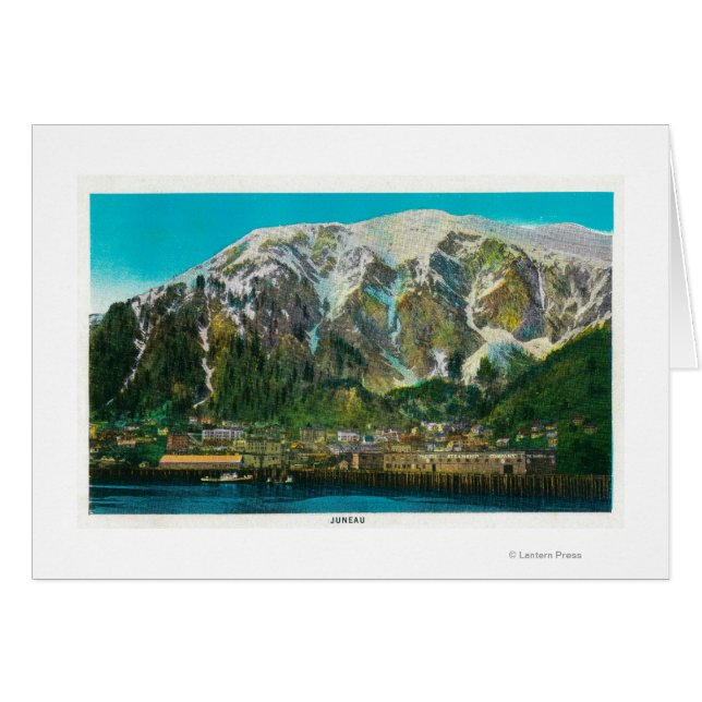 Vue de la ville de Juneau, AlaskaJuneau, AK (Devant horizontal)