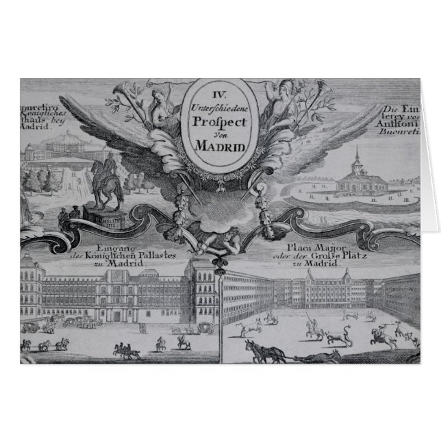Vue de la ville de Madrid (Devant horizontal)