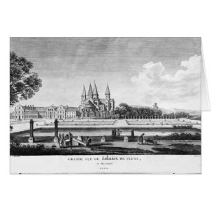 Vue de l'abbaye de Cluny