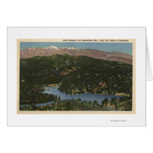 Vue de lac Gregory et San Bernardino