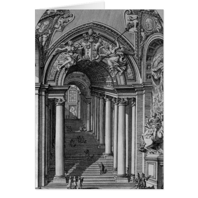 Vue de l'escalier de la Scala Regia (Devant)