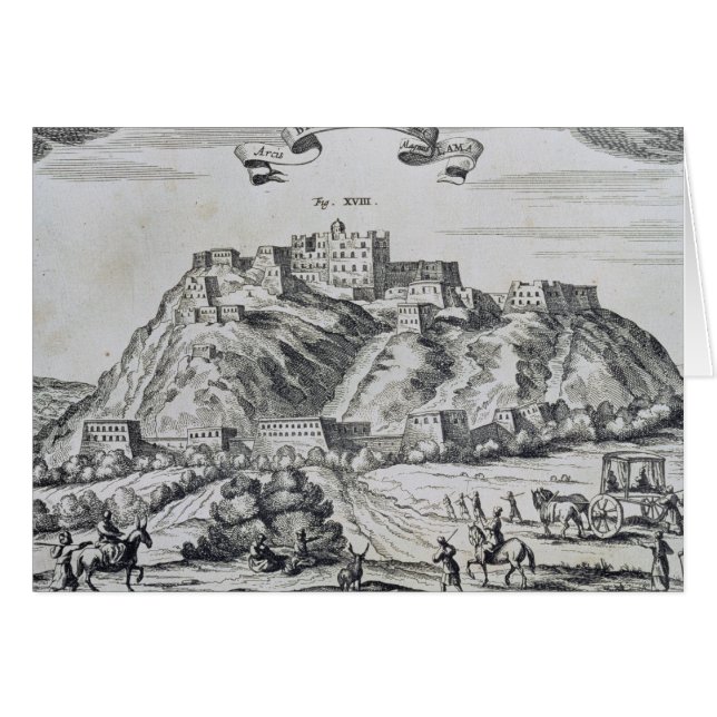 Vue de Lhasa, capitale du Thibet (Devant horizontal)