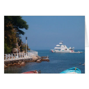 vue de l'île au large de la carte Puerto Vallarta