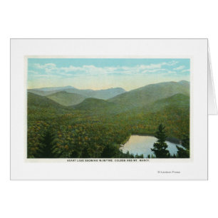 Vue de McIntyre, Colden et Marcy Mts.
