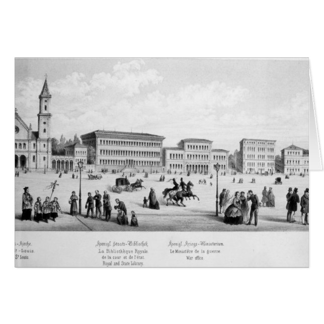 Vue de Munich, 1869 (Devant horizontal)