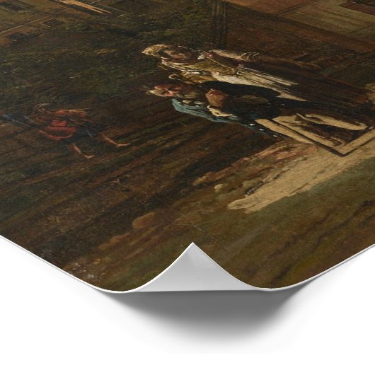 Vue de Munich - Bernardo Bellotto Poster d'Art (Coin)