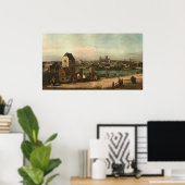 Vue de Munich - Bernardo Bellotto Poster d'Art (Bureau à domicile)