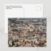 Vue de Naples, Italie Carte postale (Devant / Derrière)