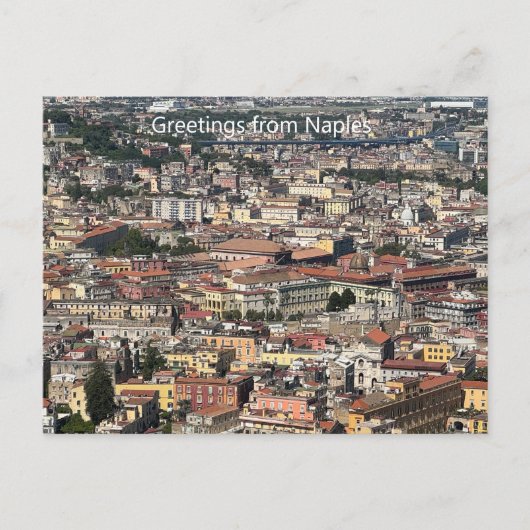 Vue de Naples, Italie Carte postale (Devant)