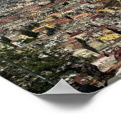 Vue de Naples, Italie Design Poster (Coin)