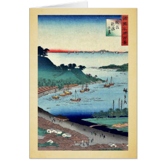 Vue de Niigata par Utagawa, Hiroshige