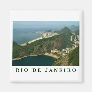 "Vue de pain de sucre, aimant de Rio de Janeiro"