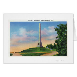 Vue de parc de champ de bataille de Newton