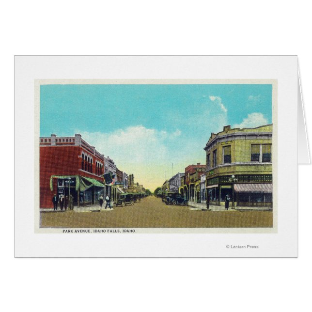 Vue de Park Avenue Idaho Falls, ID (Devant horizontal)