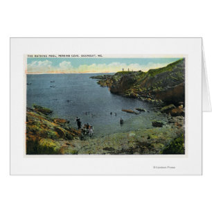 Vue de Perkins Cove, Scène de natation