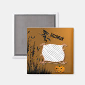 Vue de photo, sorcière, aimant de lanterne d'o de (Recto/Verso)