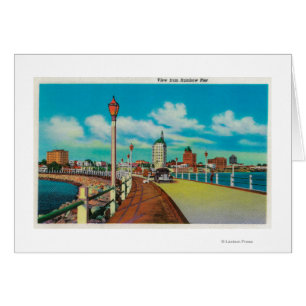 Vue de pilier d'arc-en-ciel, Long Beach