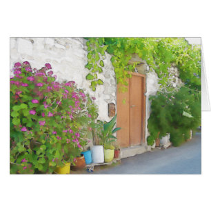 Vue de rue aquarelle