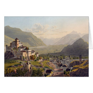 Vue de Sion, illustration de 'voyage Pittoresqu