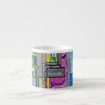 Vue de tasse de café express à Rio (ii)