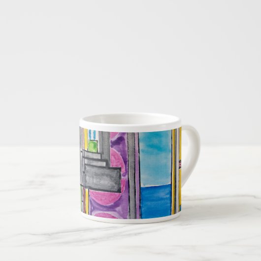 Vue de tasse de café express à Rio (ii) (Devant droit)