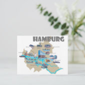 Vue d'ensemble de la carte de Hambourg (Debout devant)