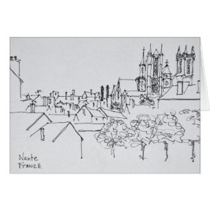 Vue d'ensemble de la ville   Nantes, France