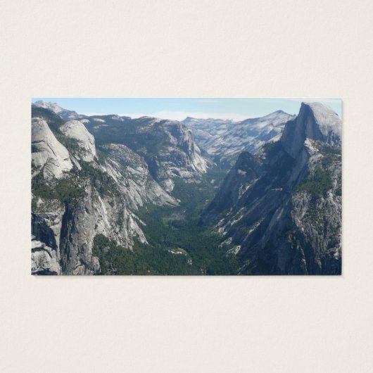 Vue depuis Glacier Point dans le parc national Yos (Dos)