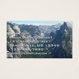 Vue depuis Glacier Point dans le parc national Yos