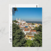 Vue depuis le château Sao Jorge (vert.) - Carte po (Devant / Derrière)