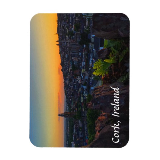 Vue depuis St. Patrick's Hill, Cork Ireland Magnet (Vertical)