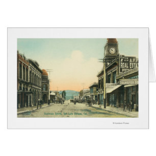 Vue des affaires StreetSan Luis Obispo, CA