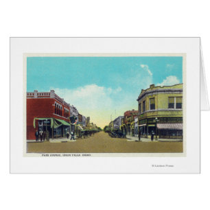 Vue des automnes de Park Avenue Idaho,